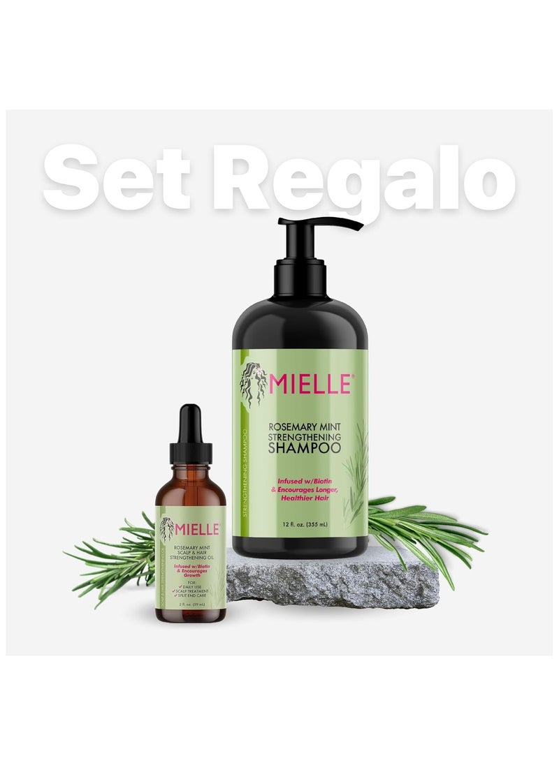 MIELLE ORGANICS CARE - Mielle Organics Mielle/Rosemary Mint Strengthening/Shampoo/Scalp & Hair Strengthening Oil/Deal/Gift Set - Image 1