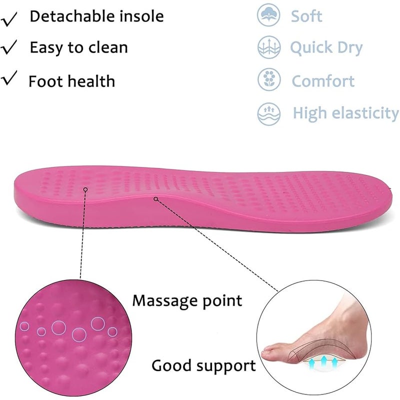ChayChax Men's and Women's Arch Support Clogs Garden Shoes Slip-on Outdoor Beach Slippers with Removable Cushion Footbed - Image 5