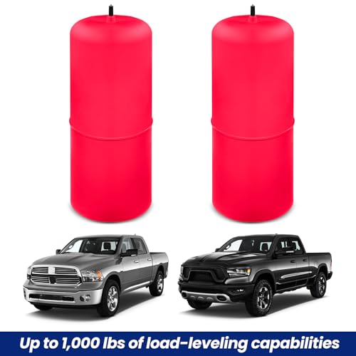 KEIYSHOLCK Air Spring Bag Suspension Kit Compatible with 09-22 Ram 1500/1500 Classic Pickups Heavy Duty Air Ride Helper Spring Bag Ultimate Plus Replacement Load Lift Leveling 1000 lbs - Image 4