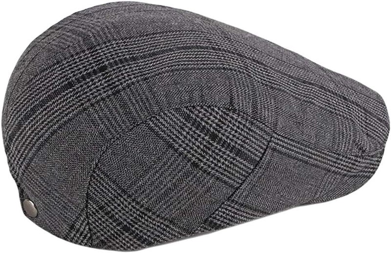 Qunson 2 Pack Men's Cotton Flat Cap Ivy Gatsby Newsboy Hat - Image 3