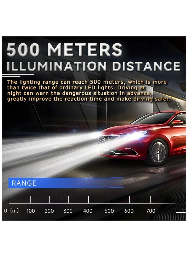 gz auto GZ AUTO LED Headlight Bulbs 6500K Super Bright LED Bulb High Low Dual Beam Halogen Replacement LED Headlights Conversion Kit, 150W Pack of 2 | For Universal | 1 Year Replacement Warranty - Image 3