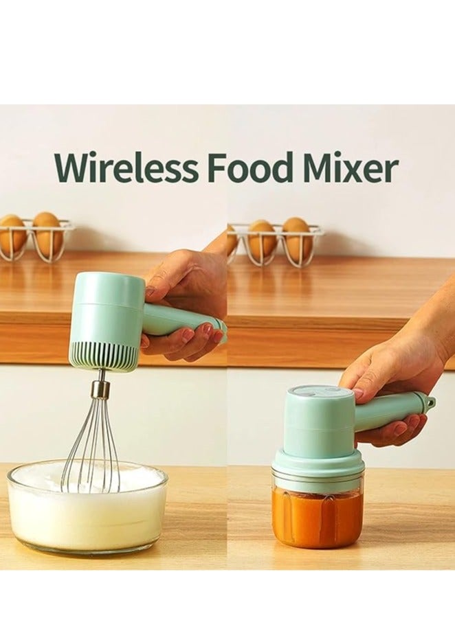 general Cordless 3 Speed Mini Blender Electric Food Blender Handheld Blender Egg Whisk Automatic Cream Food Cake Baking Dough Garlic Blender - Image 2