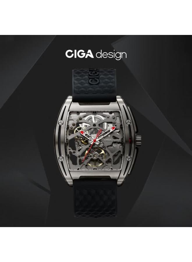 Ciga Design Xi Jia Fengmang Series Mechanical Watch Trendy Titanium Alloy Tonneau Men's Watch New Year Gift - Image 1