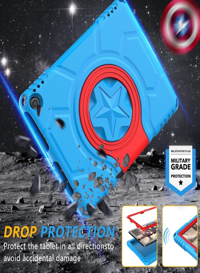 Lainergie Amazon Fire HD 10 & Fire HD 10 Plus Tablet Case for Kids(13th/11th Generation, 2023/2021 Release), Shockproof Case with Screen Protector and Handle Stand Incompatible iPad Samsung TCL,Blue - Image 5