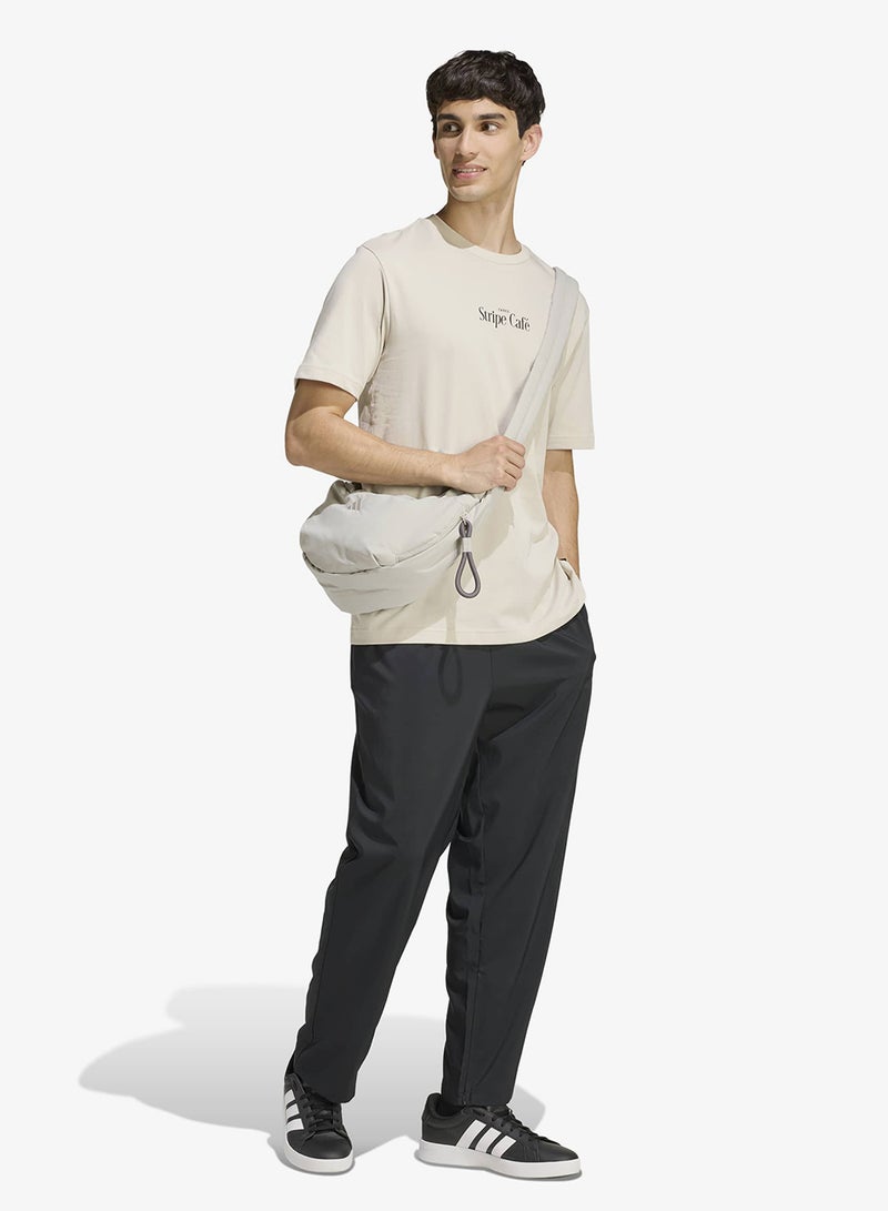 اديداس تي شيرت بطبعة رسمة علبة دونات مقهى القهوة - Image 5