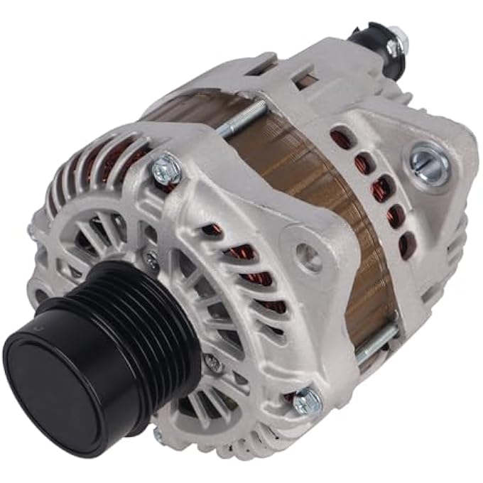 KUSATEC 04801323AB New Alternator Fit for Chrysler 200 2011-2013 Sebring 2007-2010; Dodge Avenger 2008-2013 Caliber 2007-2012; Jeep Compass Patriot 2007-2017 1.8 2.0 2.1L L4;12V 115A OE# AMT0194 11231 - Image 1