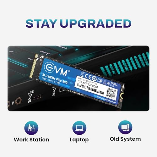 EVM 1TB M.2 NVMe SSD 2280 | PCIe Gen3x4 Internal SSD | 3500MB/s Read | 2800MB/s Write | 3D NAND Flash | Ultra Fast Storage | High Performance | for Laptop & Desktop | 5 Year Warranty(EVMNV/1TB) - Image 4