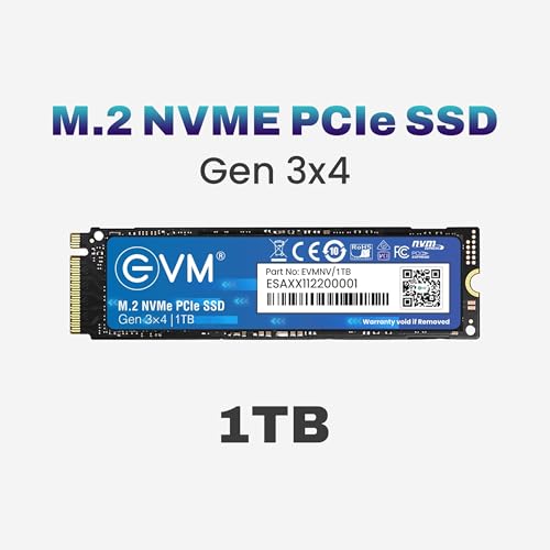 EVM 1TB M.2 NVMe SSD 2280 | PCIe Gen3x4 Internal SSD | 3500MB/s Read | 2800MB/s Write | 3D NAND Flash | Ultra Fast Storage | High Performance | for Laptop & Desktop | 5 Year Warranty(EVMNV/1TB) - Image 2
