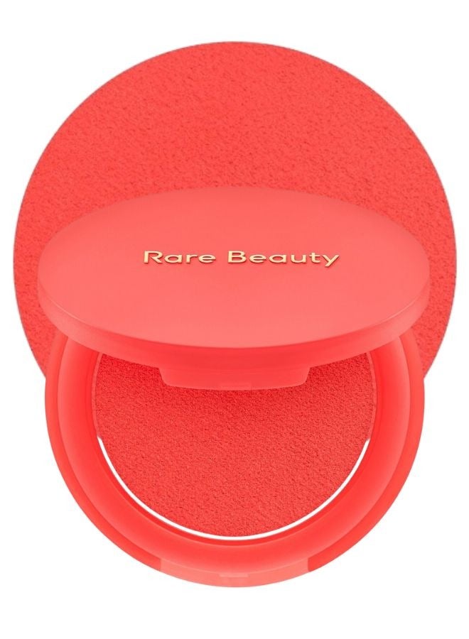 Rare Beauty Rare Beauty by Selena Gomez Soft Pinch Matte Bouncy Blush – Shade: Grateful (Soft Red), 6.4g | Weightless, Long-Lasting Cream Blush with Matte Finish  - Image 1
