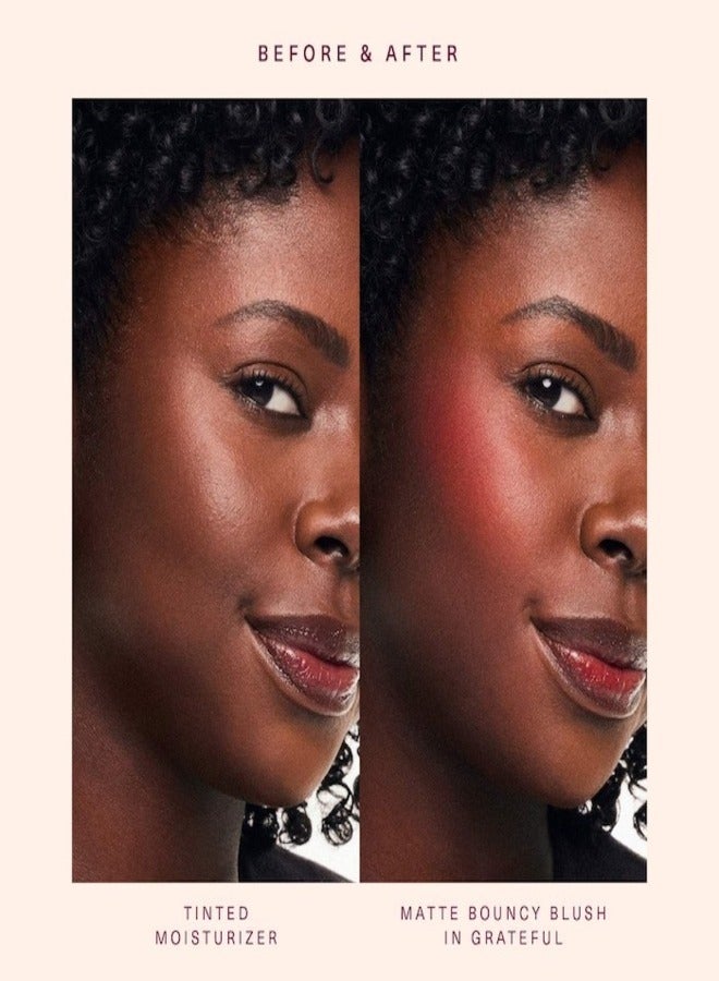 Rare Beauty Rare Beauty by Selena Gomez Soft Pinch Matte Bouncy Blush – Shade: Grateful (Soft Red), 6.4g | Weightless, Long-Lasting Cream Blush with Matte Finish  - Image 5