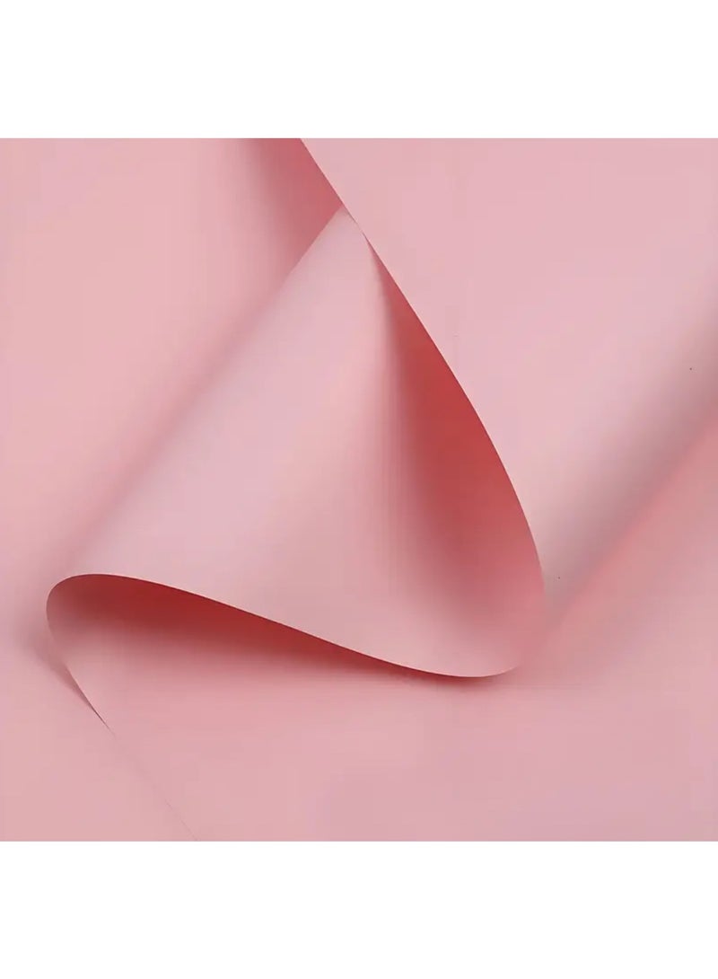 KRONFOL 10 pcs Solid Color Waterproof Floral Bouquet Wrapping Paper - Matte Finish, Durable Plastic, Perfect for Wedding, Graduation, and Floral Arrangements, Floral Arrangement Supplies, Wedding Decorations, Elegant Design, Smooth Texture - Image 1