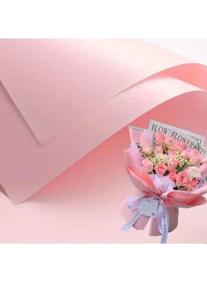 KRONFOL 10 pcs Solid Color Waterproof Floral Bouquet Wrapping Paper - Matte Finish, Durable Plastic, Perfect for Wedding, Graduation, and Floral Arrangements, Floral Arrangement Supplies, Wedding Decorations, Elegant Design, Smooth Texture - Image 2