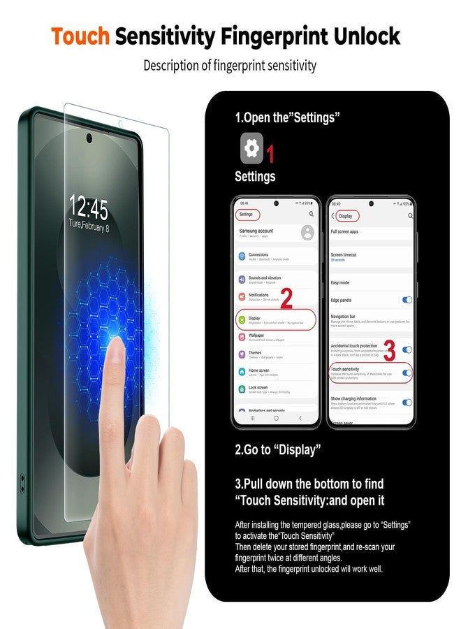 استلق جراب SUPFINE المغناطيسي لهاتف سامسونج جالاكسي S25 ألترا (متوافق مع MagSafe) (حماية فائقة ضد السقوط بمعايير عسكرية) جراب هاتف نحيف وشفاف مقاوم للصدمات، لون أخضر غابي - Image 4
