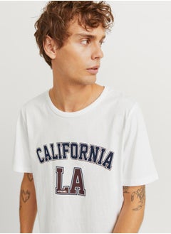 JJ Rebel California Print Round Neck Boxy T-Shirt  - Image 2