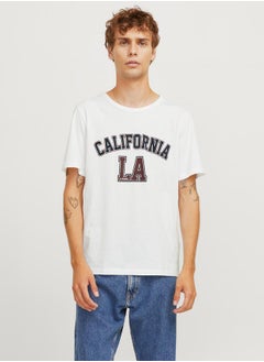 JJ Rebel California Print Round Neck Boxy T-Shirt  - Image 1