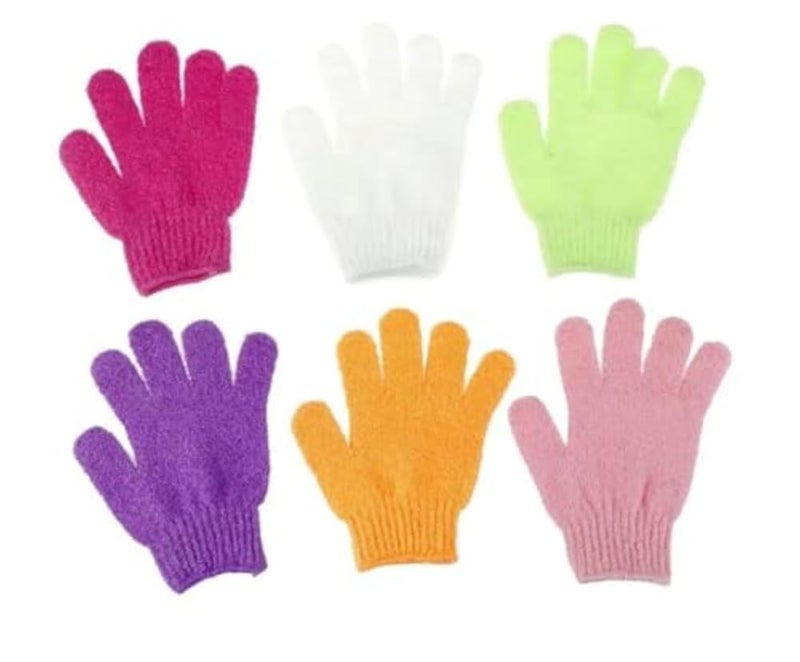 Exfoliating Gloves Bath Sponge Body Dead Skin Remover Bathroom Shower Brush Massager Scrub Exfoliator Magic Bathing (6) - Image 1