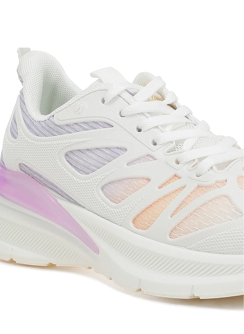 London Rag Flyknit Chunky Sneakers in Purple