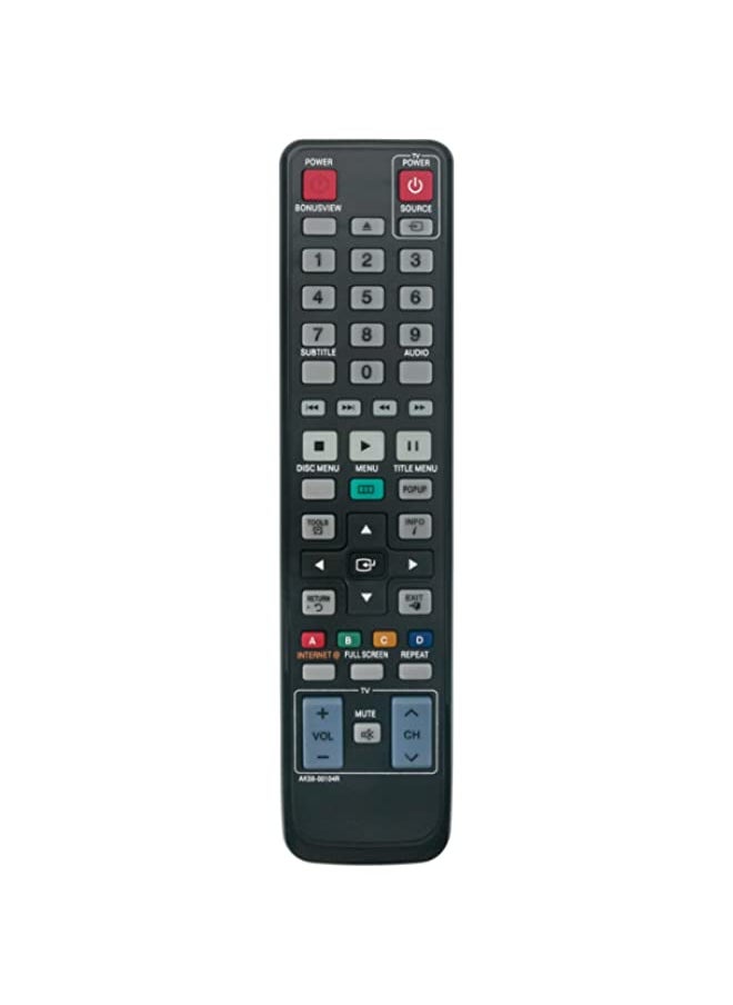 HuHa - AK59-00104R Replacement Remote Control fit for SAMSUNG BD-C7509 BD-C5500 BD-C7500 BD-C6900 HT-D4500 HT-D5100N Blu-ray Player - Image 1