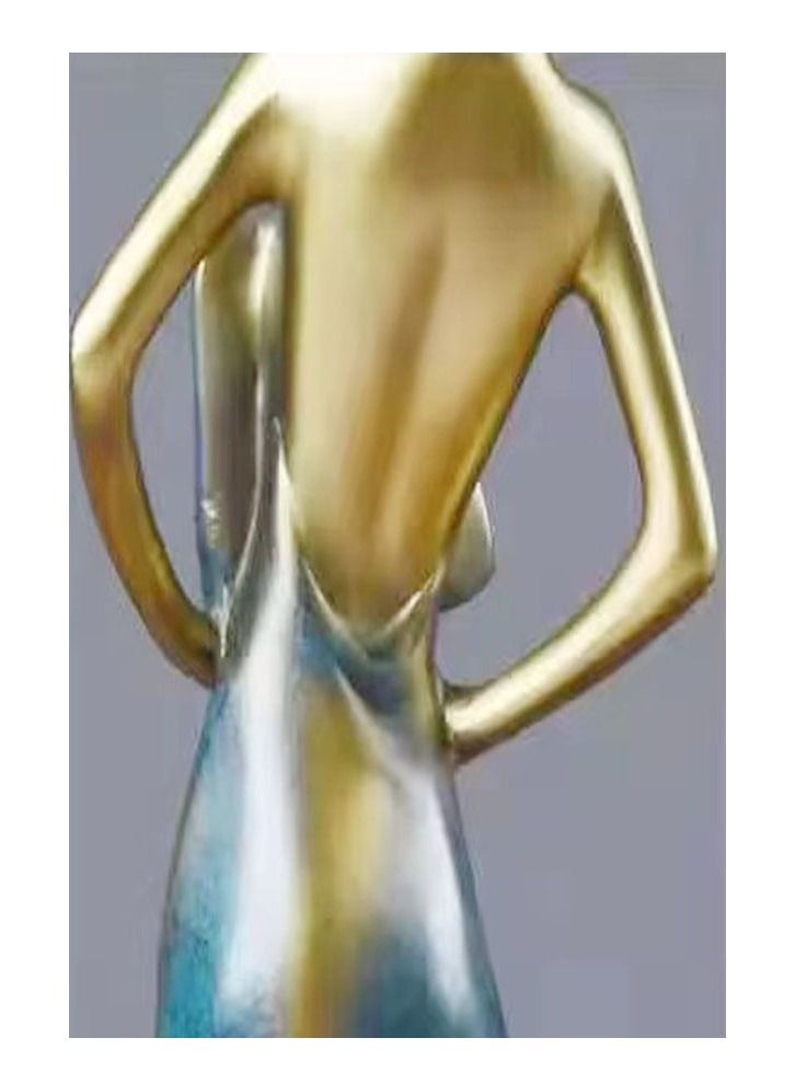 fashionhome Eastern Beauty Sculpture Resin Bottle Holder Stand Home Restaurant Décor Storage Organizer Desktop Decoration Item 17x15x35 Centimeter - Image 4