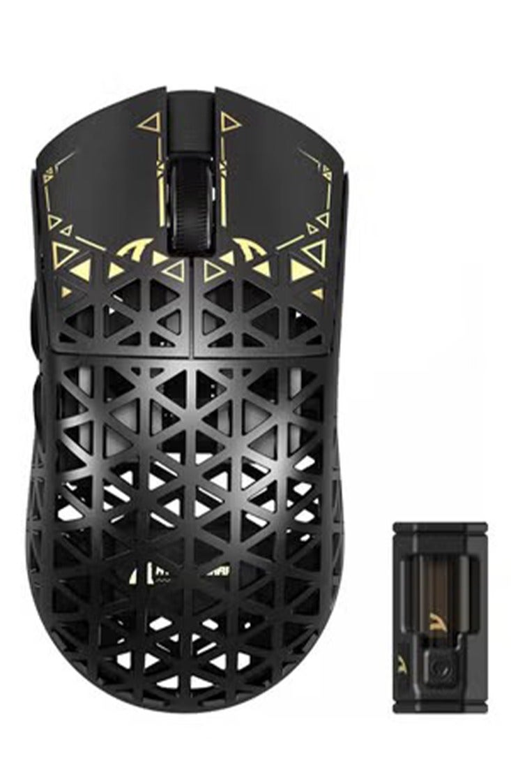Attack Shark Wireless Gaming Mouse R5 Ultra , Lightweight Carbon Fiber Hollow Design, 42K DPI Sensor and 0.125ms Response, 3 Connection Modes (Wired, Bluetooth, 2.4G), 100 Million Click Lifetime Switches with Missed Click Prevention, Ergonomic Claw Palm Design to Reduce Fatigue, Supports Full Customization and Gives You Professional Performance in Esports Games - Image 1