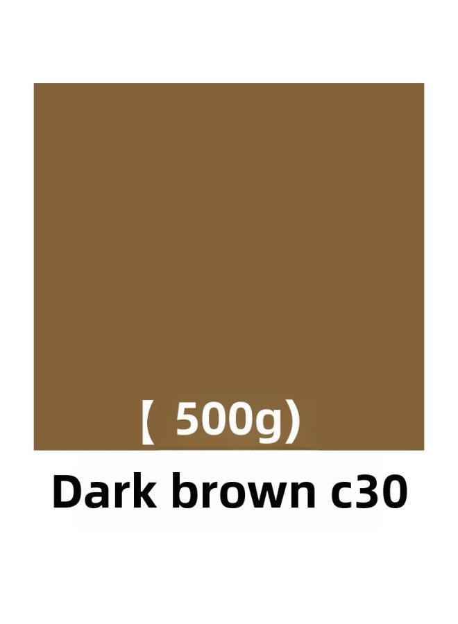 Soft Clay 500g Children's Handmade Diy Toys Colored Clay Clay Handmade Primary School Students Special Safe And Non-toxic-Color:Dark Brown 500g (C30)  - Image 1