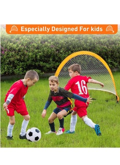 Spall 4FT Pop Up Soccer Goals Set of 2, Soccer Goals for Backyard for Kids 7-15, Soccer Nets for Backyard, Portable Kids Soccer Goals with Carrybag, Soccer Goals for Backyard for Kids, Toddler Soccer Goals  - Image 3