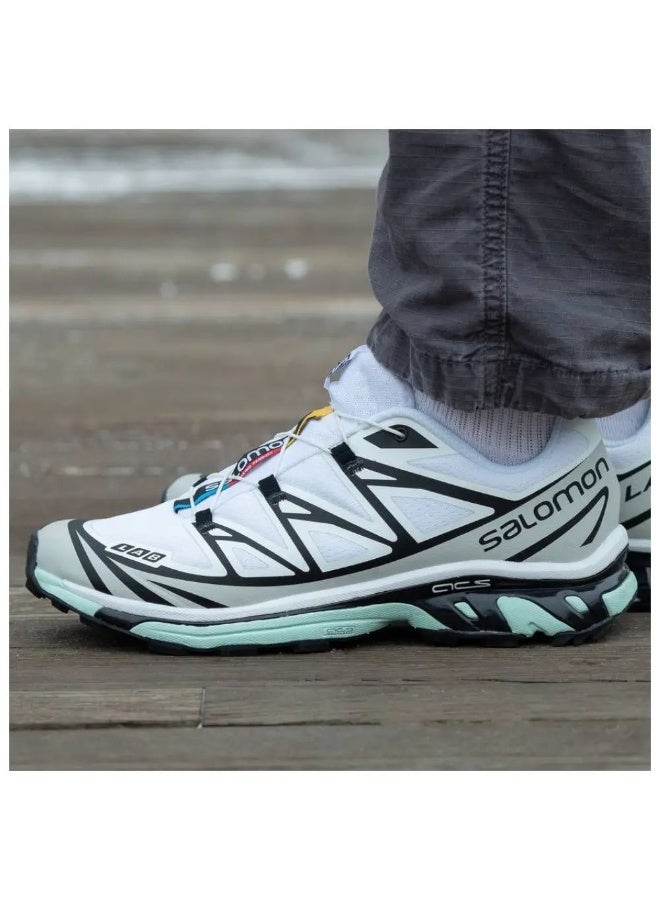 سالومون حذاء رياضي منخفض من سالومون XT-6 بلون "صباح أبيض جليديّ" - Image 4