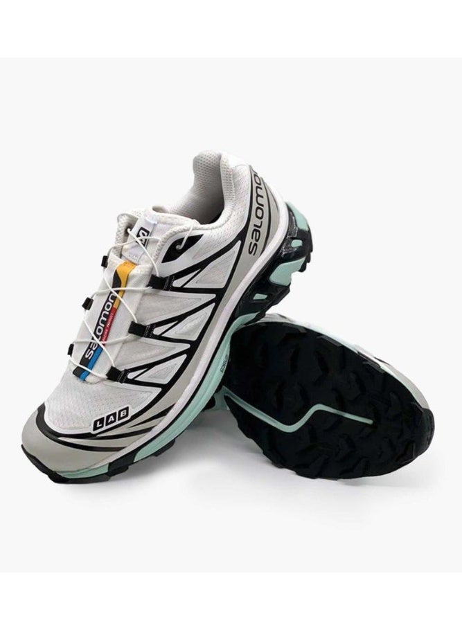 سالومون حذاء رياضي منخفض من سالومون XT-6 بلون "صباح أبيض جليديّ" - Image 3