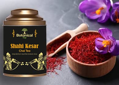 Botanical Sage- Shahi Kesar Chai Tea 200g | Premium Chai Tea With Kesar | Selected | Luxury Tea - Image 3