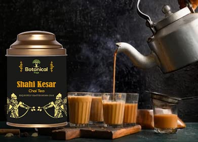 Botanical Sage- Shahi Kesar Chai Tea 200g | Premium Chai Tea With Kesar | Selected | Luxury Tea - Image 4