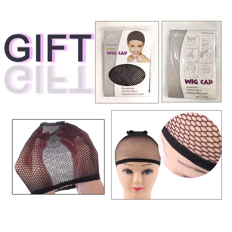Wiwige Short Brown Pixie Wig Synthetic Layered Cosplay Hair Full Wigs for White Women (Brown mixed Blonde) - Image 5