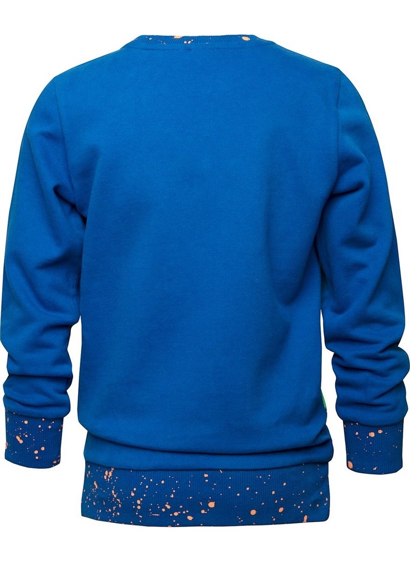 BRZ Collection - Neon Printed Boys Sweatshirt - Image 1