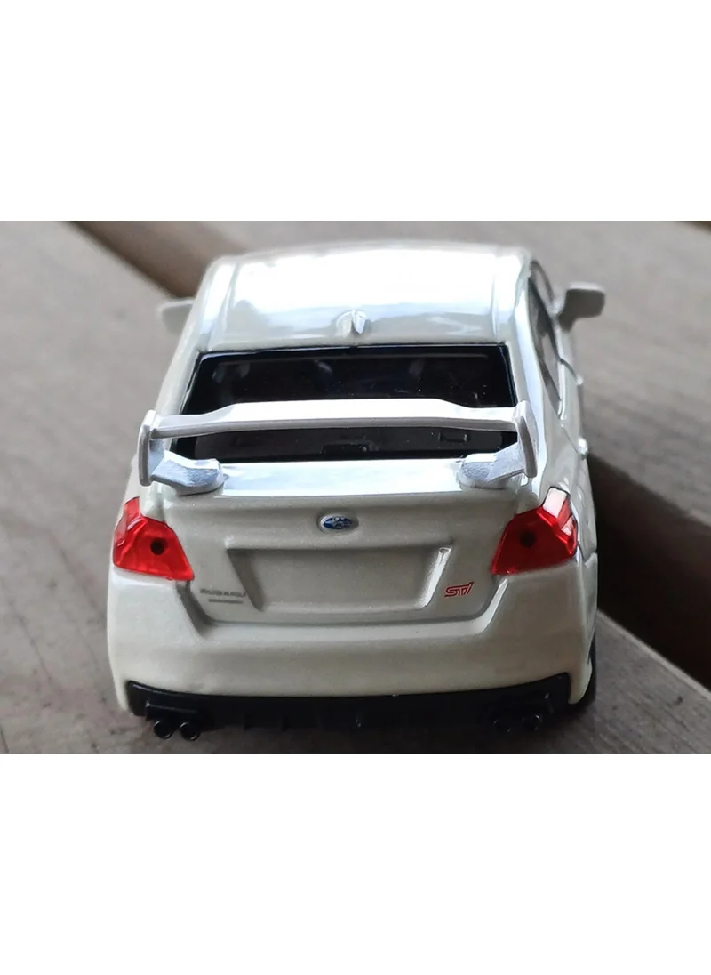 توبروك ستور Licensed Subaru Wrz Sti Pull and Drop Model Metal Car (1:34) 43693D White