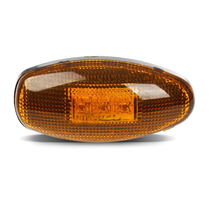 Partsam 4Pcs LED Fender Bed Side Marker Lights Set Replacement for Sierra and Silverado Dually 2500 3500 HD Dual Wheeler Trucks 1999-2013 w/ T10 Plug (2X Amber + 2X Red) - Image 2