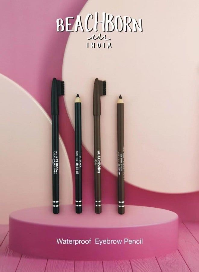 BEACHBORN INDIA Waterproof Eyebrow Pencil Black 1.5 g - Image 5