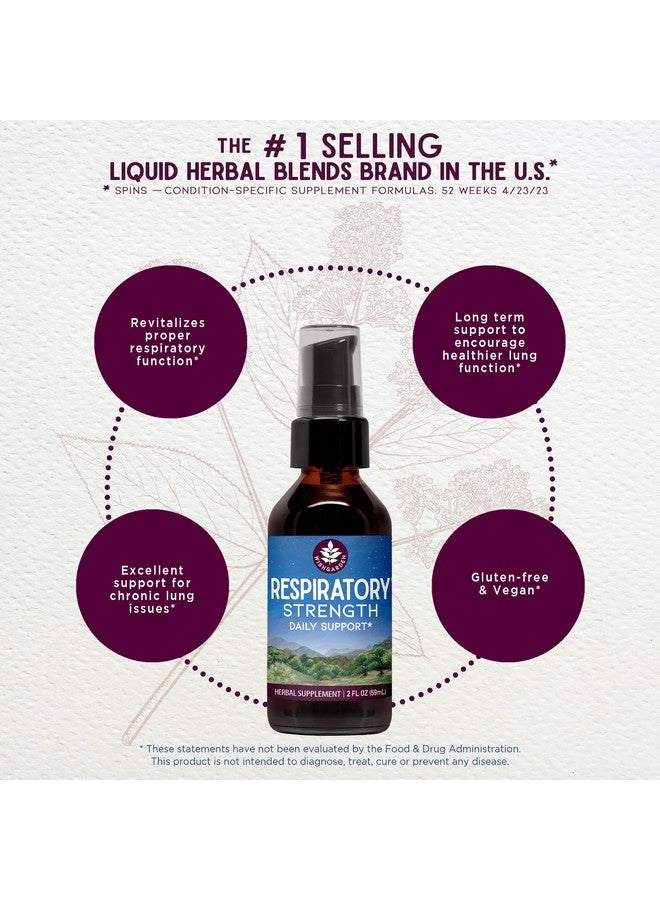 Wishgarden دعم يومي لقوة الجهاز التنفسي من ويش جاردن هيربز - مكمل عشبي لدعم الرئة قائم على النباتات مع المولين العضوي والإلكامبان، يدعم مرونة الرئة على المدى الطويل وكفاءة الرئة الأفضل، 4 أونصات - Image 3