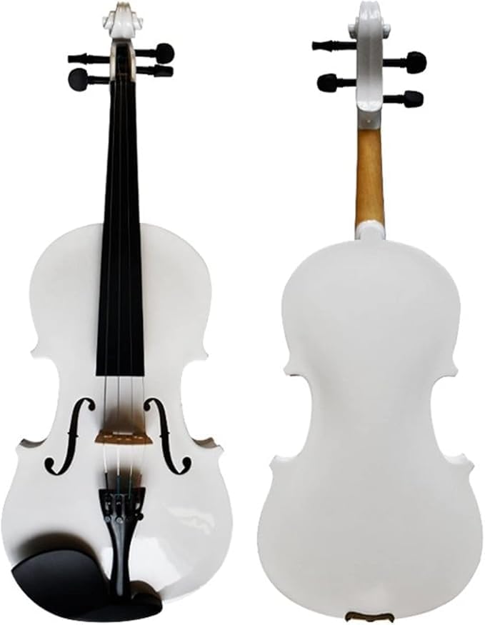 Megarya 4/4 Full Size White Violin Set for Beginners - Student Fiddle Starter Kit - Image 2