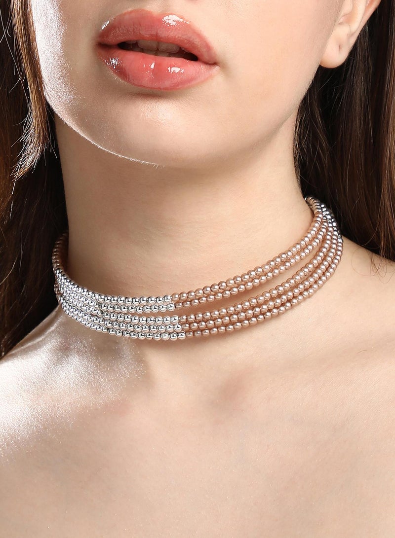 سوهي Women's The Panel-Bead Choker Necklace  - Image 2