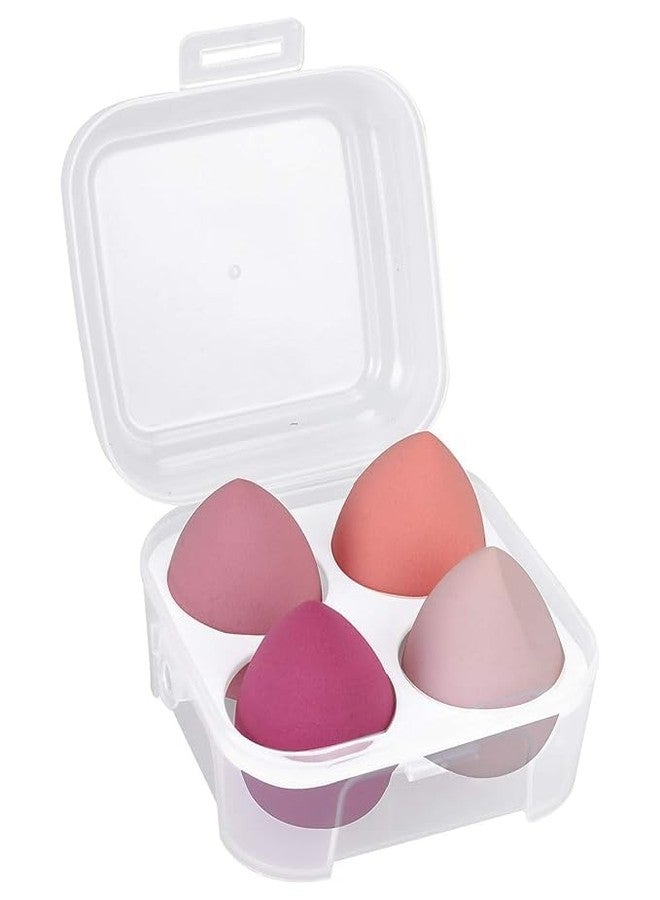 LOVHIDE Makeup Sponge Case Blender Beauty Foundation Holder Blending Sponge Egg Set Makeup Sponge Wet And Dry Storage Box Egg Sponge Organizer (MultiColor) - Image 1
