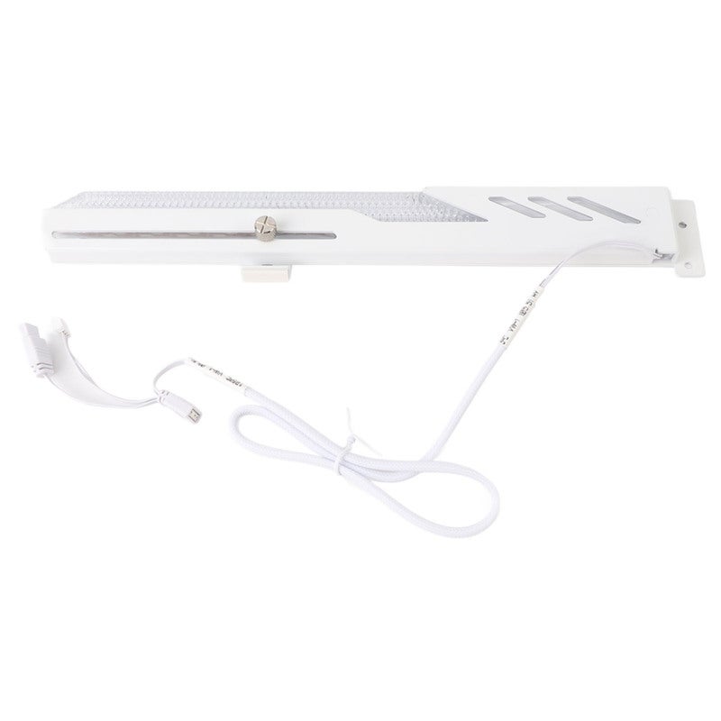 COOLMOON GPU Support Bracket White ARGB Graphics Card Holder - 5V 3PIN Double Interface GPU Sag Bracket for PC Case - Image 5