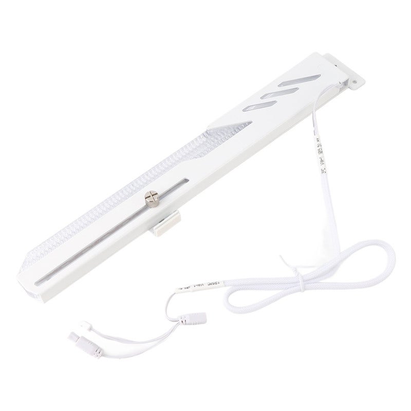 COOLMOON GPU Support Bracket White ARGB Graphics Card Holder - 5V 3PIN Double Interface GPU Sag Bracket for PC Case - Image 4