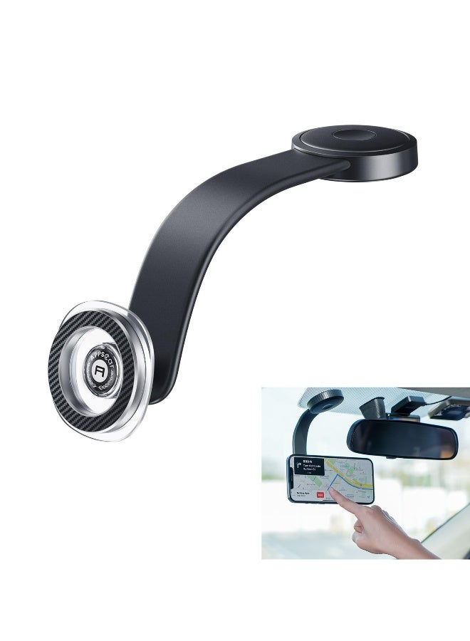 Car Mount For Magsafe, 360 Rotatable Dashboard Magnetic Phone Holder for Car Strong Magnets, Bendable Memory Alloy for Cell Phone Dashboard Windshield Phone Holder Mount for iPhone Android - Image 1