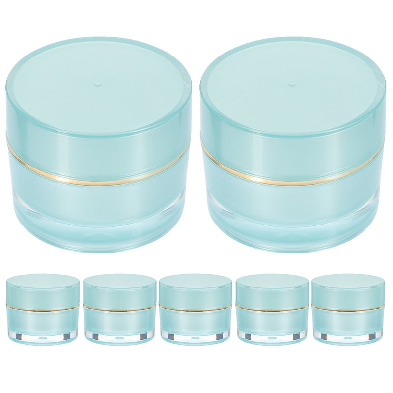 6pcs Travel Container 10g Cream Storage Container Travel Container Jar With Lid - Image 1