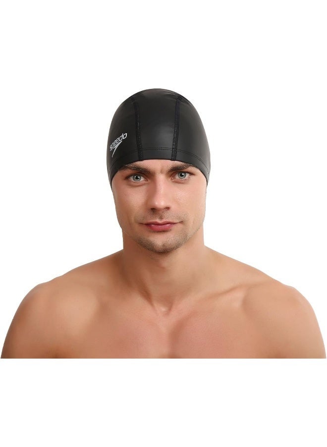 Speedo Unisex Adult Pace Cap - Black | Premium Swimwear & Swimming Accessory by Speedo for Training, Fitness and Recreational Use - Image 2