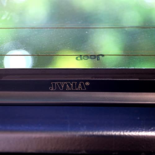 JVMA Rear Window Drain Rain Deflector Tailgate Glass Rain Gutter Weather Stripping for Jeep Wrangler JL JK 2008-2025 and Bronco Accessories (3.9Ft) - Image 5