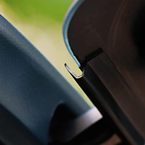 JVMA Rear Window Drain Rain Deflector Tailgate Glass Rain Gutter Weather Stripping for Jeep Wrangler JL JK 2008-2025 and Bronco Accessories (3.9Ft) - Image 4