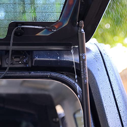 JVMA Rear Window Drain Rain Deflector Tailgate Glass Rain Gutter Weather Stripping for Jeep Wrangler JL JK 2008-2025 and Bronco Accessories (3.9Ft) - Image 2