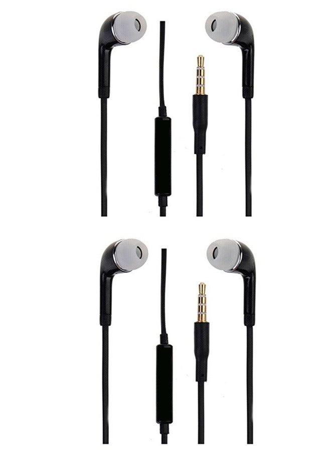 Taimi Pack Of 2 High quality black super comfortable noise isolating silicone earbuds with volume control and microphone  - Image 1