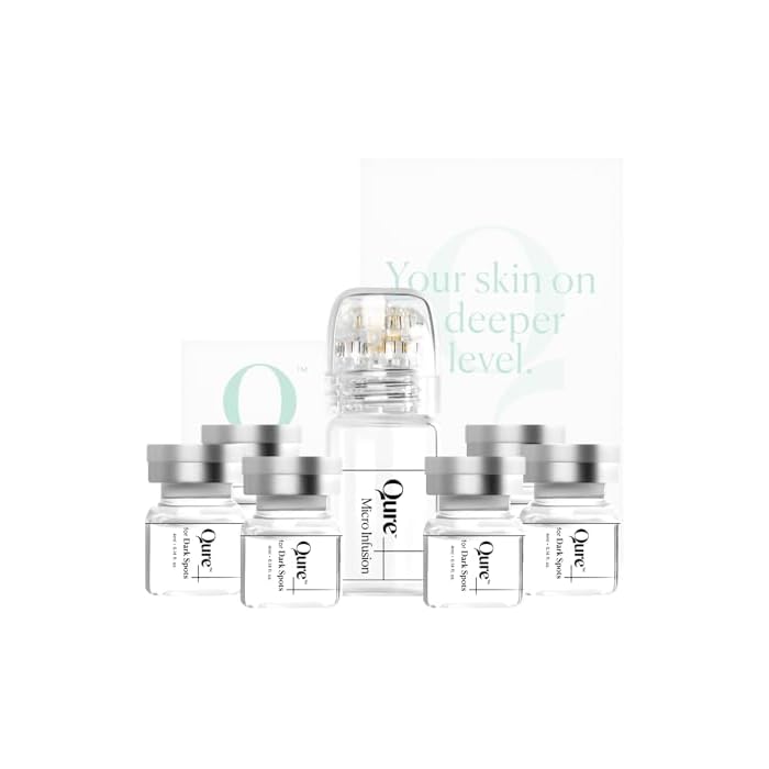 Qure Micro Infusion System for Face & Neck - Facial Moisturizing Essence, Hydrating Serum for All Skin Types, Refreshed Skin - 3-Month Supply