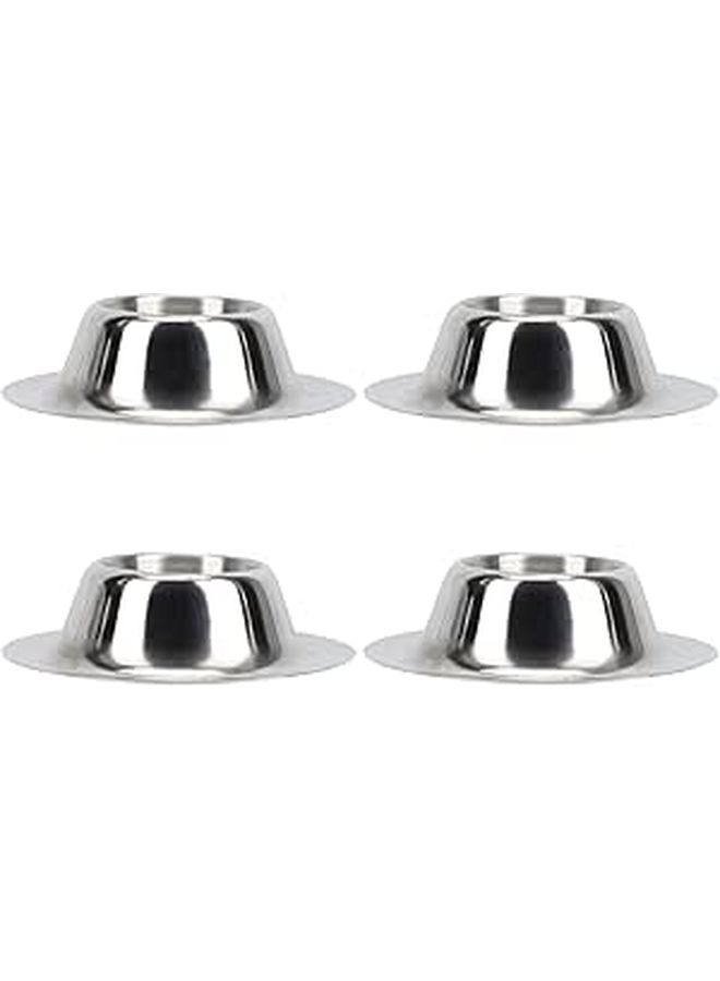 Stainless Steel Egg Holder Rack 4pcs Multi-functional Kitchen Dining Breakfast Accessory - Image 1